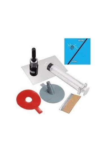 Oto Cam Tamir Kiti Araç Ön Cam Çatlak Çizik Tamiri Taş Vuruk Taş