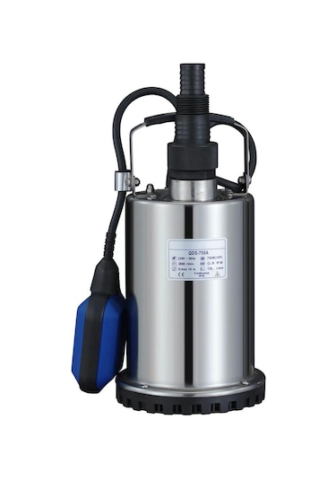 Qds-75A 1 Hp Sifir Emişli Paslanmaz Pis Su Drenaj Pompasi