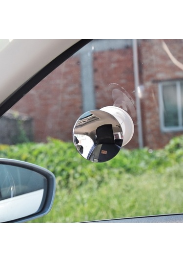 Sones Araba Oto 360 Derece Ayarlanabilir Bebek Görüş Aynası Arka Bebek Güvenliği Dışbükey Ayna, Çap: 85mm