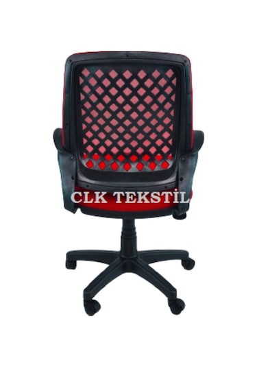 Clk-06 Fileli Petek Ofis Büro Bilgisayar Koltuğu Sandalyesi Kırmızı
