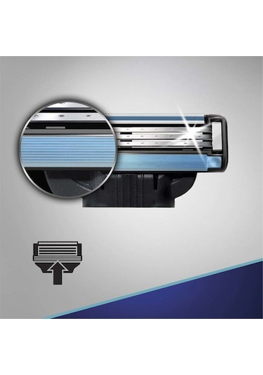 Gillette Mach3 Yedek Başlık 4'lü