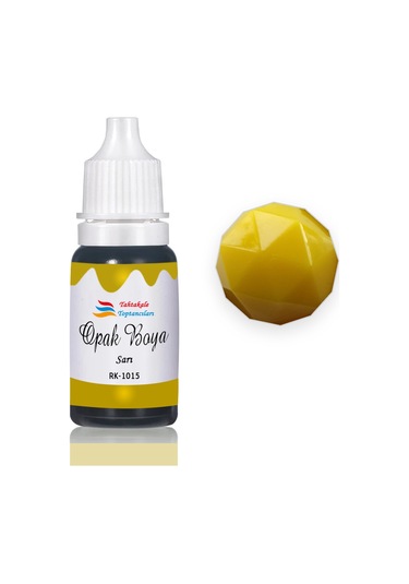 Epoksi Reçine Opak Boya Pigment Opak Epoksi Boyası 20 Ml Sarı - 1015