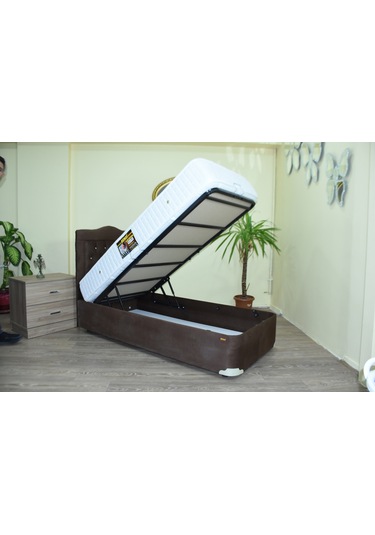 Baza Metal Taytüy Silin Kumaş Kapiton Başlık Ort Coton Yatak 90 190 El Yapım