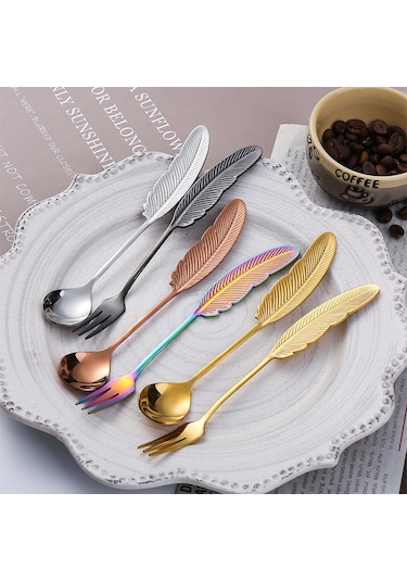 Paslanmaz Çelik Tüy Kaşık Çatal