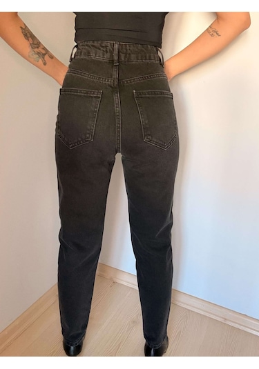Siyah Dlv Mom Jean Siyah
