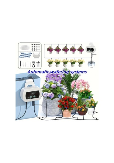 Willowhaven Heerttogo Usb Otomatik Saksı Bitki Sulama Sistemi Beyaz Şarj Edilebilir