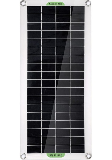 Aubyhe 30w Esnek Solar Paneli Seti - Güç Regülatörü, Süspansiyon Çantaları Ve Araç Şarj Aleti İçeren Dış Mekan Acil Kiti