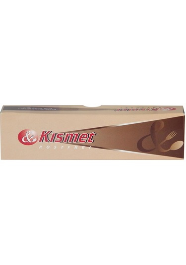 Kısmet Tatlı Kaşığı Paslanmaz Çelik 12 Adet Gümüş