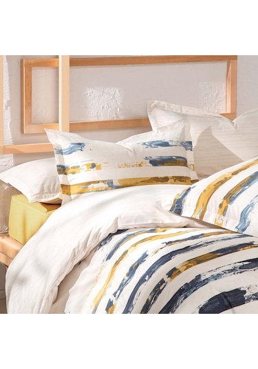 Yataş Bedding Stain Ranforce Çift Kişilik Nevresim Takımı - Bej