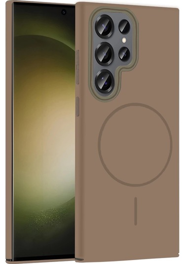 Özel Joko Galaxy S24 Ultra Broş Magsafe Kapak - Çöl Titanyum Fırsat