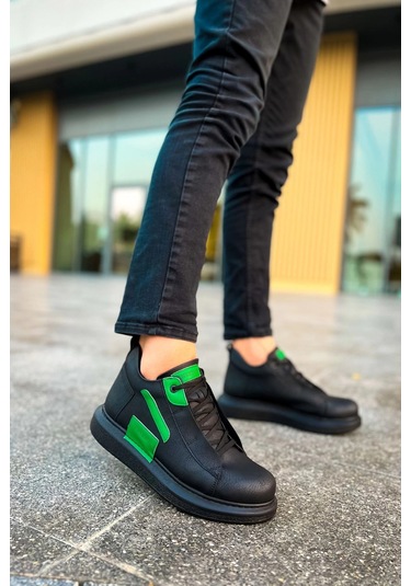 Ch131 - Gst Frogner Erkek Bot Sıyah / Yesıl Çok Renkli