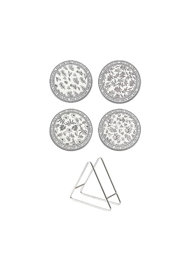 Homyl 4 Adet Mutfak Fincan Mat Bardak Kahve Için Kaymaz Yeniden Çok Renkli