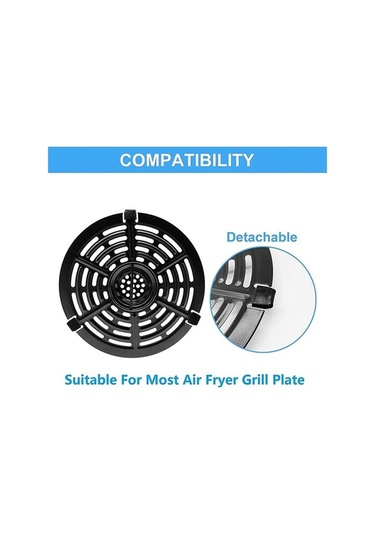 Ulzyvf Tepsisi Tamponları, Siyah Kauçuk Kapak İçin Hava Hava Fritözü Fritözü Çizilmez Xm Siyah