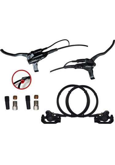Elektrikli Bisiklet Hidrolik Fren Takımı 2 Pin Su Geçirmez