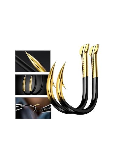 Tungsten Alaşımlı Siyah Altın Balık Oltası - Dayanıklı Ve Güçlü 3 -13 Seçenekli