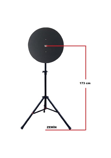 Dartsan Tripod Ayaklı Dart Arkalık Stand Seti Siyah