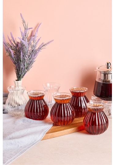 Perotti Nişantaşı 6lı Çay Bardağı Seti 200ml 40196 Şeffaf