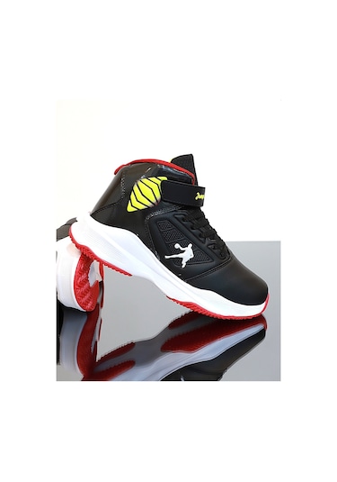 Kidessa 1755-29196 Ultra Hafif Anatomik Tabanlı Unise Siyah Kırmızı Çok Renkli