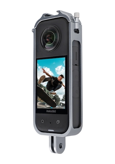 Sunnylıfe Ist-bk514 Insta360 X3 Kamera Kafesi Alüminyum Alaşımlı Koruyucu Çerçeve Genişletme Braketi