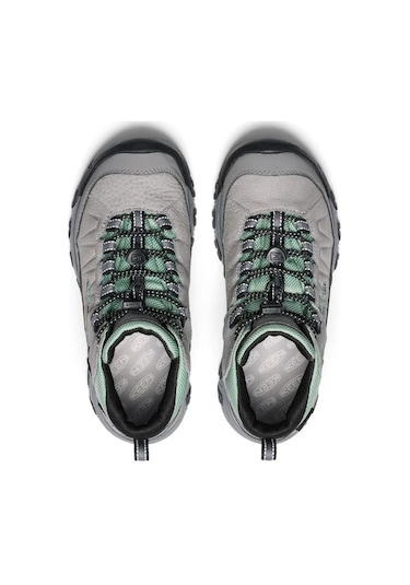 Keen 1029562 Targhee Iv Mid Wp Alloy/granite Green Kadın Outdoor Bot Gri