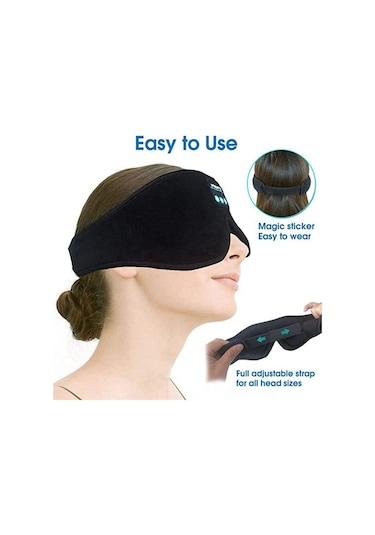 Lemestar Bluetooth Uyku Maskesi Ve Kulaklık Seti - Rahat Uyku Ve Meditasyon İçin Hıfı Ses Kalitesi