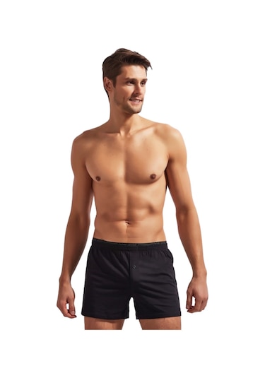 Josejuan Erkek Boxer Penye 3400-Siyah