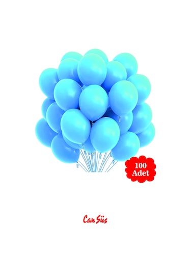 Pastel Balon 12 İnç 100'lü MAVİ