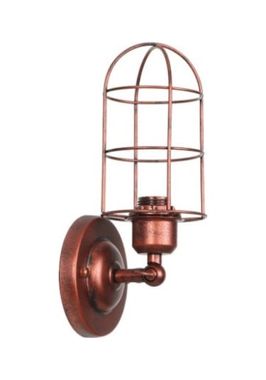 RİOLİGHT RETRO BAKIR ESKİTME MAFSALLI KAFES METAL DUVAR APLİK Eskitme