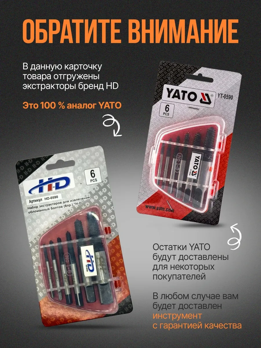 Yato Kırık Cıvata Sökücü Seti 306748282