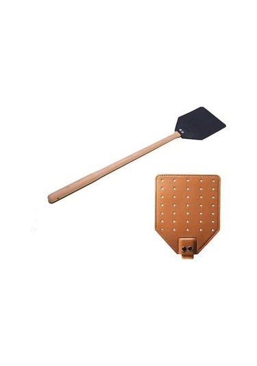 Ulzyvf Uzun Sineklik Sineklik Saplı Sağlam Deri Ahşap Adet 2 Hr