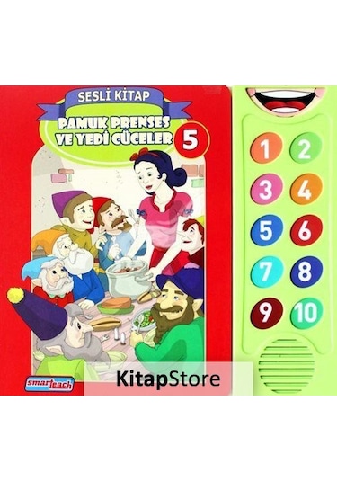 Pamuk Prenses ve Yedi Cüceler 5 Sesli Kitap / Grimm Kardeşler