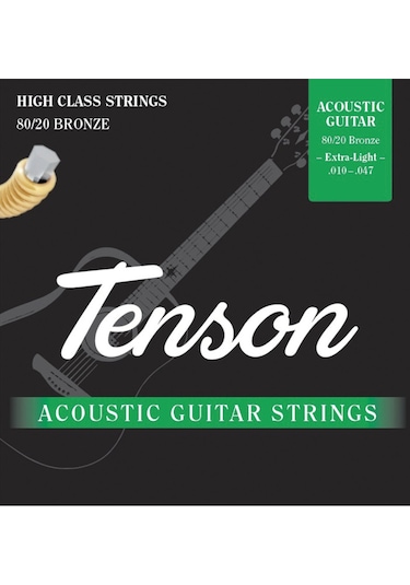 Tenson 80/20 Bronze 10-46 Extra-light Akustik Gitar Teli