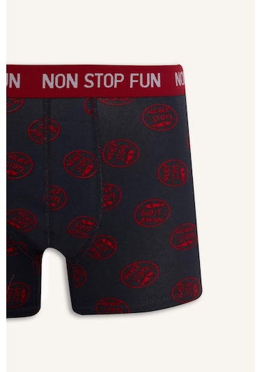 Defacto Regular Fıt Desenli 3'lü Boxer B4782AX24WN Sarı