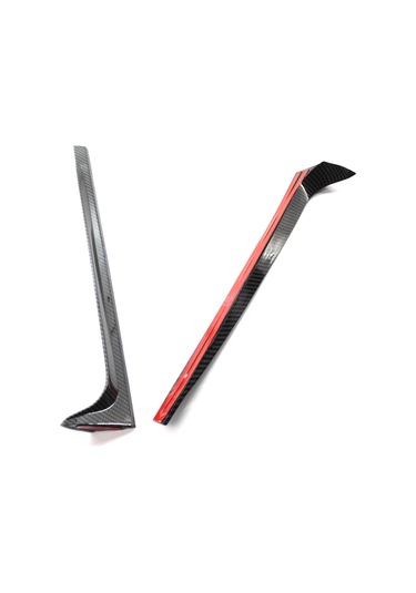 Youmex 2011-2017 Volkswagen Polo Arka Cam Spoiler, Karbon Desenli Ve Parlak Siyah, Gz.w0143-tw