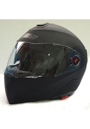 Free-M 961 Çeneden Açılır Kask Güneş Vizörlü (Mat Siyah)