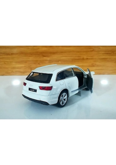 Welly Audı Q7 1/36 Ölçek Beyaz Çek Bırak Metal Model Araba