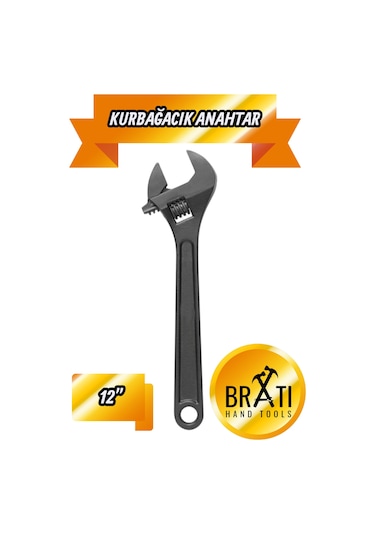 12'' Kurbağacık İngiliz Anahtarı Ayarlı Anahtar 12 İnç