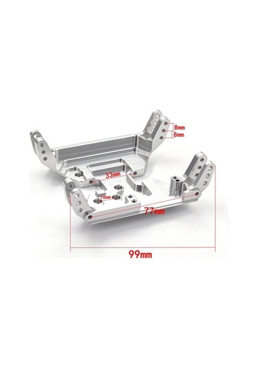 Novahub Yüksek Dayanımlı Alüminyum Şanzıman Montajı - Axı03004/03022 İçin Aksiyal Capra 1.9 Utb Uygun Montaj Parçası