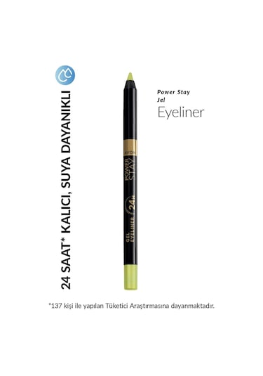 Avon Power Stay Jel Eyeliner Lime