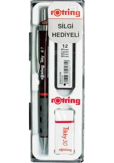 Rotring Tikky Versatil Kalem 0.7 MM Okul Seti  Siyah