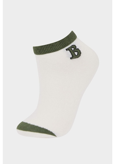 DeFacto Erkek Çocuk 5'li Pamuklu Patik Çorap E5498A8NSWT1