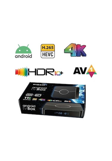 Shoami SH-SB1 4K Ultra HD Android 9 4 GB / 64 GB Rom Tv Android Box
