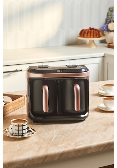 Karaca Hatır Hüp Düet 10 Fincan Kapasiteli Bol Köpüklü Aromalı, Közde ve Türk Kahve Makinesi