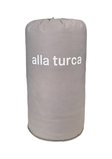 Lux Uyku Seti-tek Kişilik-lastikli Çarşaflı 2yastık Kılıflı-özel Çantada Bohemian Sütlü Kahve