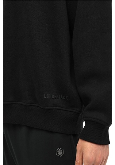 Lumberjack Mb Ros 16hs108 5pr Erkek Sweatshirt Siyah