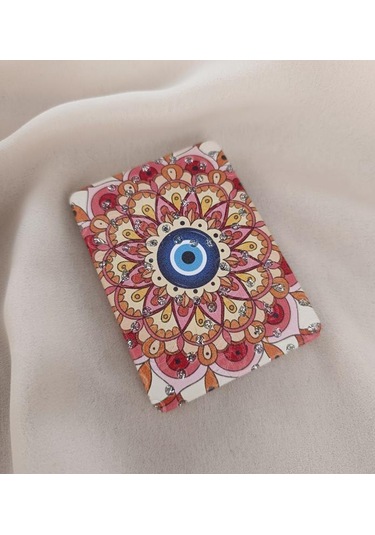 Ayna Makyaj Aynası Nazar Kötü Göz Kovucu Model Cep El Aynası Çanta Seyahat Taşınabilir Çok Renkli