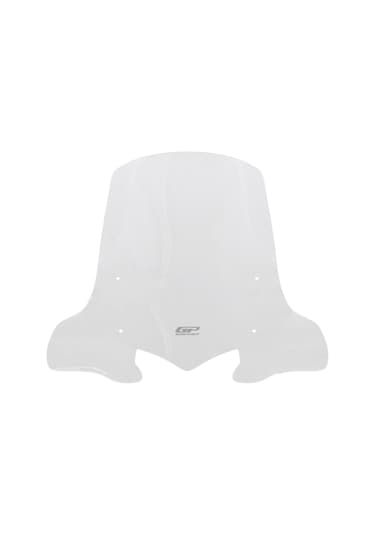 GP Kompozit  Hero DASH 125 2022-2024 Uyumlu Ön Cam Şeffaf 58 cm