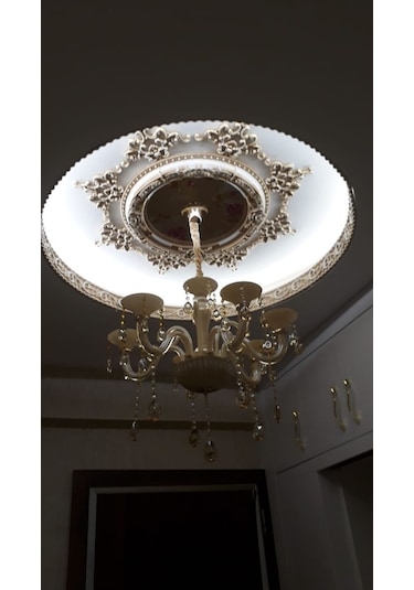 Decogold 60 Cm Oval Bronz Saray Tavan Göbek
