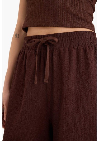 DeFacto Coool Loose Fit Bürümcük Şort A6223AX25SMBN533 Kahve