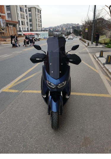 Motocam Yamaha Nmax Ön Cam 2021-2024 Model 72cm Siyah Renkli 4mm Uzun